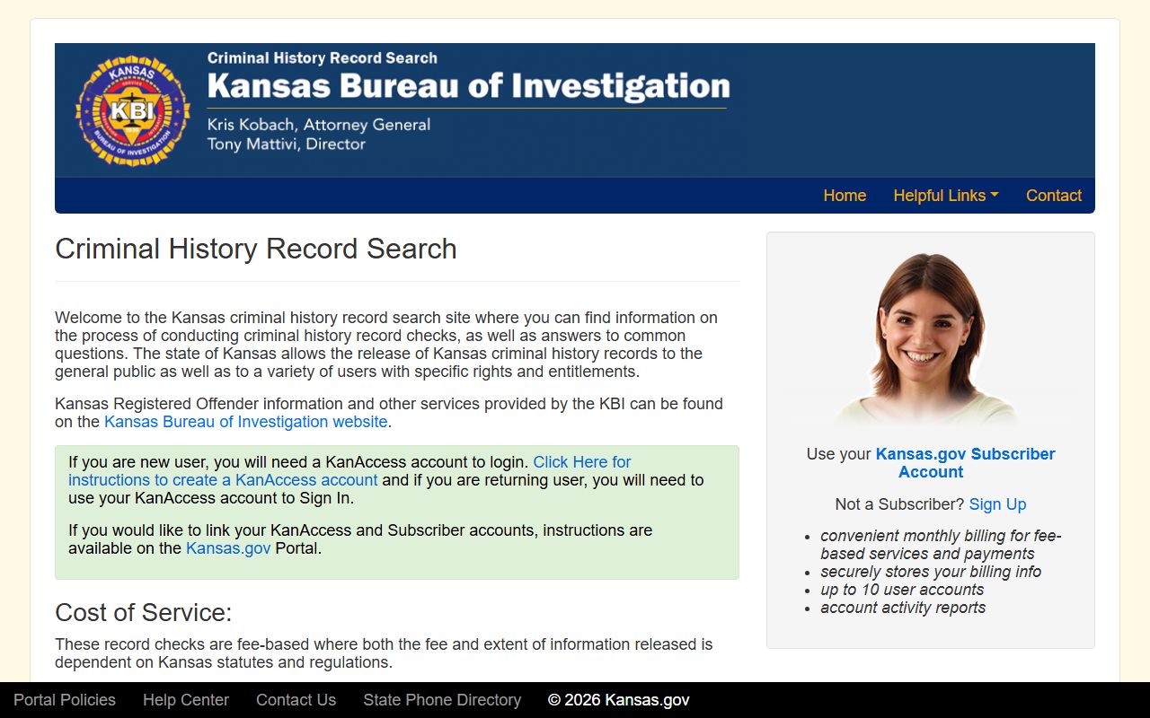 Rawlins County criminal court records KBI criminal history search