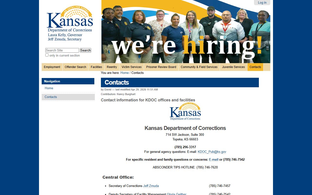 Rawlins County criminal court records KDOC contacts