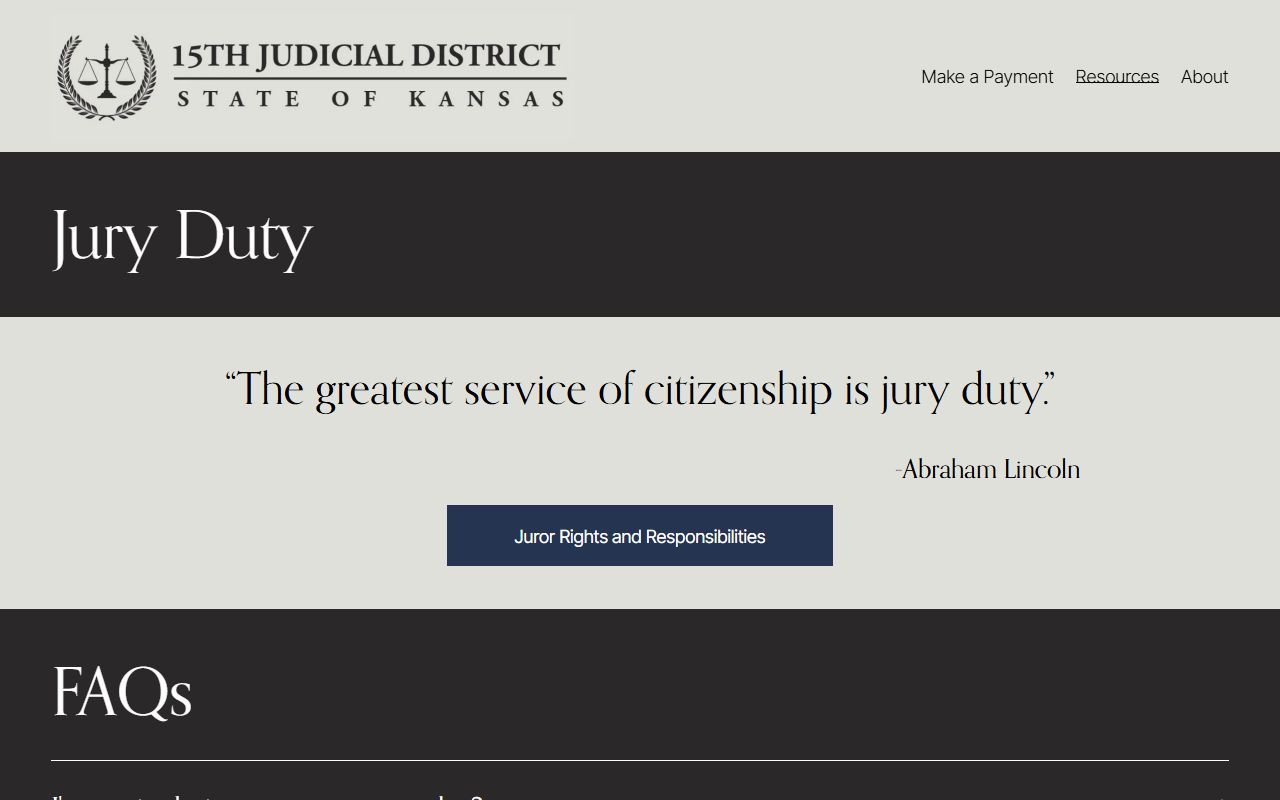 Rawlins County court records jury and courthouse visitor guidance