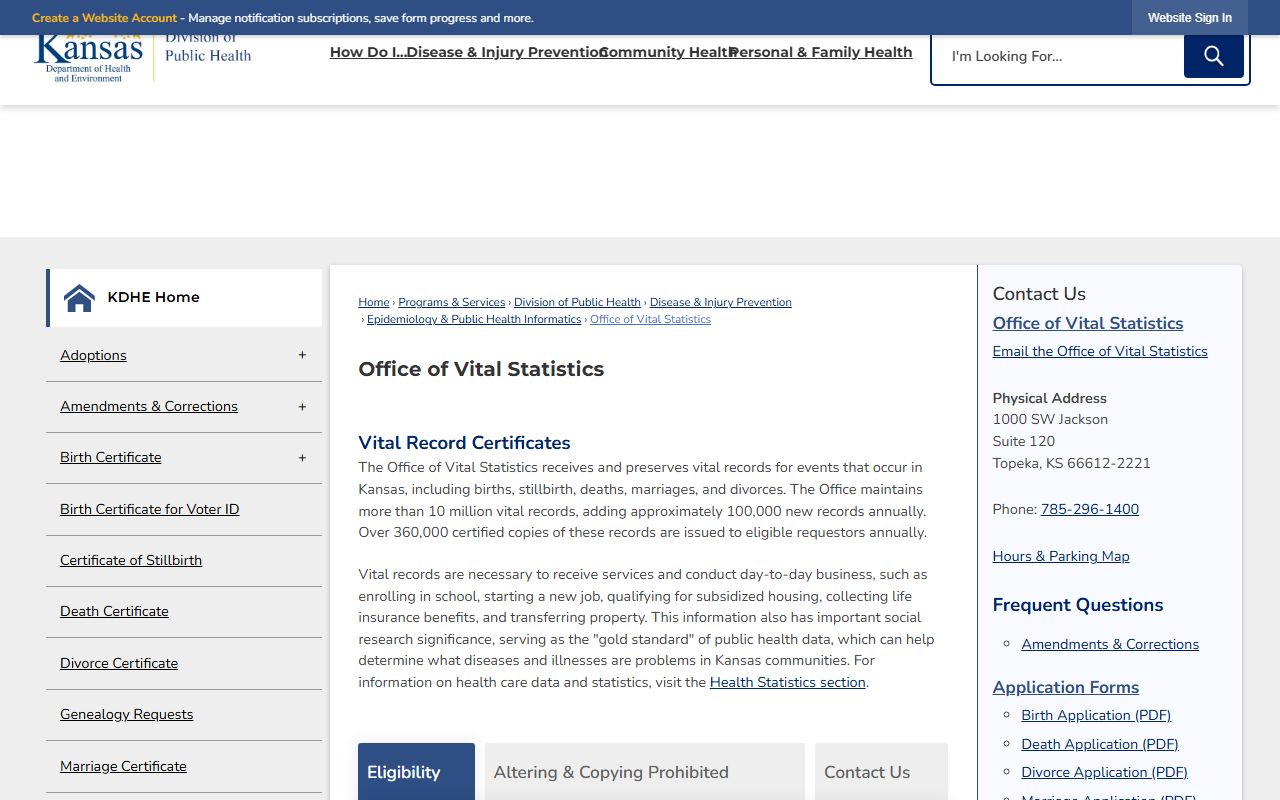 Rawlins County marriage and divorce records KDHE Office of Vital Statistics